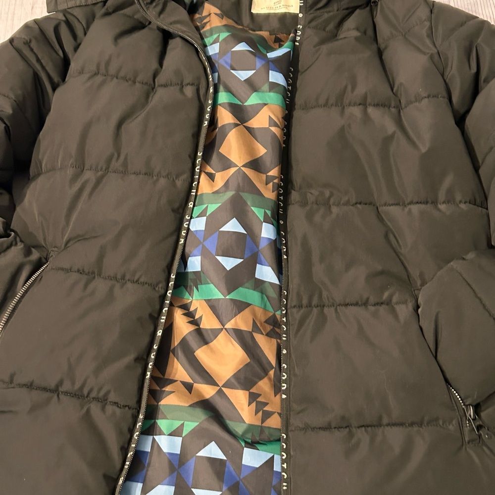 Scotch&soda boys jacket 3/4 length gently used very warm